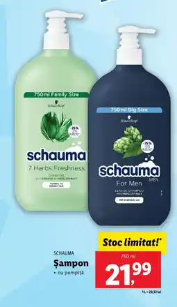 Lidl SCHAUMA Șampon Ofertă