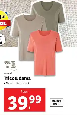 Lidl ESMARA Tricou damă Ofertă