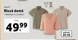 Lidl ESMARA Bluzǎ damăǎ Ofertă