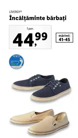 Lidl LIVERGYⓇ Încălțăminte bărbați Ofertă