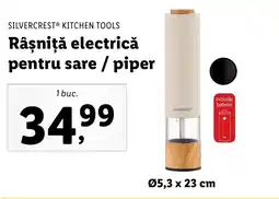 Lidl SILVERCREST® KITCHEN TOOLS Râșniță electrică pentru sare / piper Ofertă