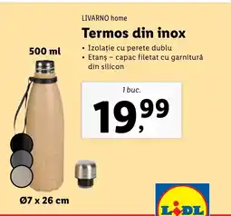 Lidl LIVARNO HOME Termos din inox Ofertă