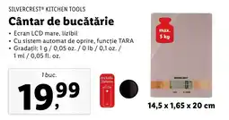 Lidl SILVERCREST® KITCHEN TOOLS Cântar de bucătărie Ofertă