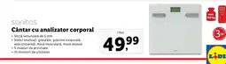 Lidl Cântar cu analizator corporal Ofertă