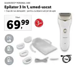 Lidl SILVERCREST® PERSONAL CARE Epilator 3 în 1, umed-uscat Ofertă