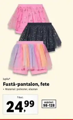 Lidl LUPILU Fustǎ-pantalon, fete Ofertă