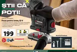 Lidl PARKSIDE® PERFORMANCE Freză pentru lemn, 12 V Ofertă