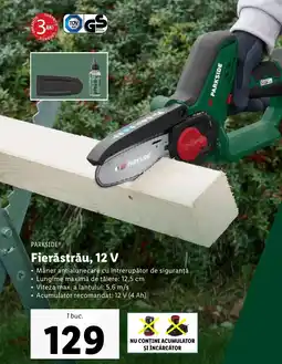 Lidl PARKSIDE Fierăstrău, 12 V Ofertă