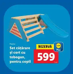 Lidl PLAYTIVE Set cǎțărare şi cort cu tobogan Ofertă
