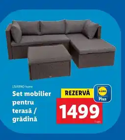 Lidl LIVARNO HOME Set mobilier pentru terasǎ / grădină Ofertă
