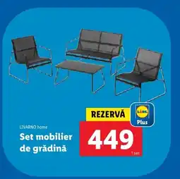Lidl LIVARNO HOME Set mobilier de grădină Ofertă