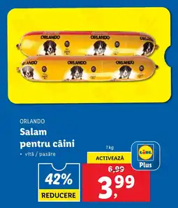 Lidl ORLANDO Salam pentru câini Ofertă