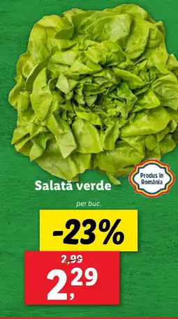 Lidl Salată verde Ofertă