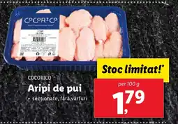 Lidl COCORICO Aripi de pui Ofertă