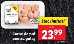 Lidl Carne de pui pentru gulaş Ofertă