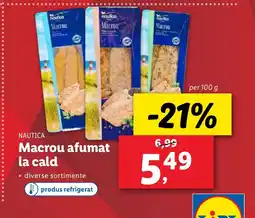 Lidl NAUTICA Macrou afumat la cald Ofertă