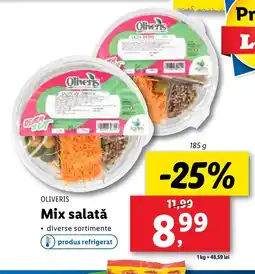 Lidl OLIVERIS Mix salată Ofertă