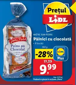 Lidl MAÎTRE JEAN-PIERRE Pâinici cu ciocolată Ofertă