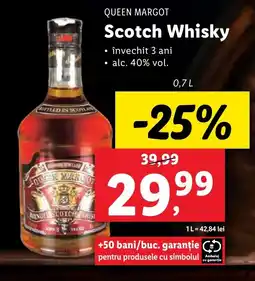 Lidl QUEEN MARGOT Scotch Whisky Ofertă