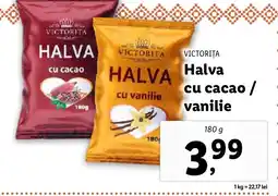 Lidl VICTORITA Halva cu cacao/ vanilie Ofertă