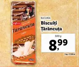 Lidl BUCURIA Biscuiţi Țărăncuţa Ofertă