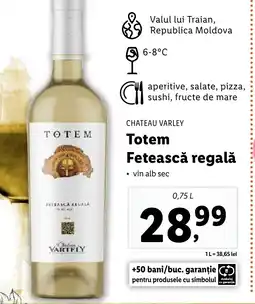 CHATEAU VARLEY Totem Fetească regală