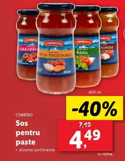 Lidl COMBINO Sos pentru paste Ofertă