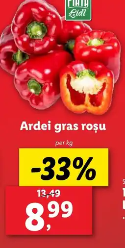 Lidl Ardei gras roșu Ofertă