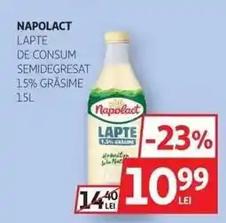 Auchan NAPOLACT Lapte Ofertă