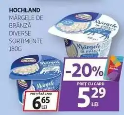 Auchan HOCHLAND Mărgele de brânză Ofertă