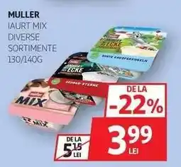 Auchan Muller Iaurt Mix Diverse Sortimente Ofertă
