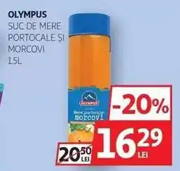 Auchan OLYMPUS Suc de mere portocale și morcovi 1.5L Ofertă