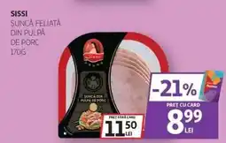 Auchan Sissi Șuncă Feliată din Pulpă de Porc Ofertă