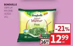 Auchan BONDUELLE VAPEUR MAZĂRE VERDE 1KG Ofertă