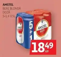 Auchan Amstel Bere Blondă Doză Ofertă