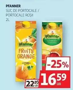 Auchan Pfanner Suc de Portocale/Portocale Roșii Ofertă