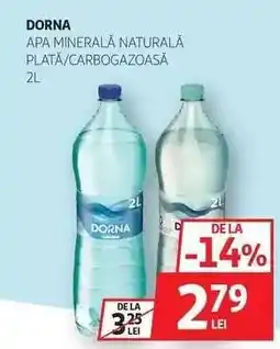 Auchan Dorna Apa Minerală Naturală Plată/Carbogazoasă 2L Ofertă