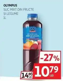 Auchan OLYMPUS Suc mixt din fructe și legume 1L Ofertă