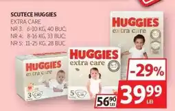 Auchan Scutece Huggies Extra Care Ofertă