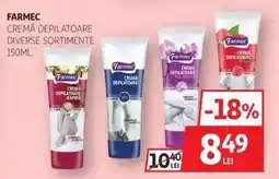 Auchan FARMEC Cremă depilatoare Ofertă