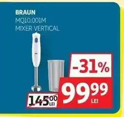 Auchan BRAUN MQ10.001M Mixer Vertical Ofertă