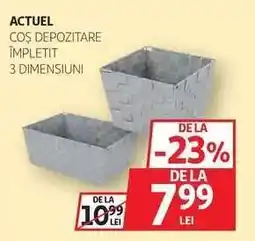 Auchan Actuel Coș Depozitare Împletit Ofertă