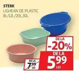 Auchan STERK Lighean de Plastic Ofertă