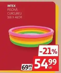 Auchan Intex Piscină Curcubeu Ofertă