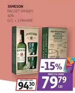 Auchan Jameson Pachet Whisky Ofertă