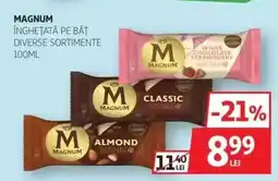 Auchan Magnum Înghețată pe băț Ofertă