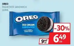 Auchan Oreo Înghețată Sandwich 110ml Ofertă