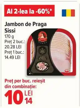 Carrefour Jambon de Praga Sissi Ofertă