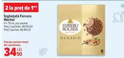 Carrefour Înghețată Ferrero Rocher Ofertă