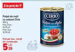 Carrefour Pulpă de roșii cu usturoi Cirio Ofertă